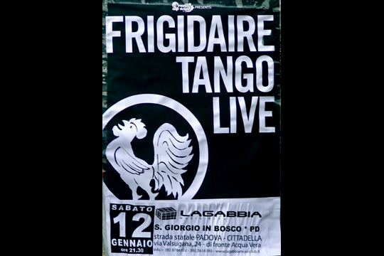 Locandina · La Gabbia, S. Giorgio in Bosco (PD) · 12 gen